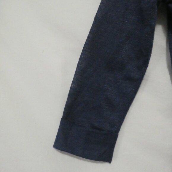 XHILARATION | xs - extra small | Navy Blue 3/4 Sleeve Top with Anchor Design - Picture 14 of 16